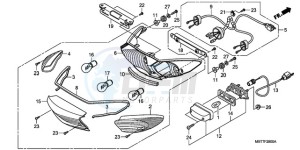 XL1000V9 Europe Direct - (ED) drawing TAILLIGHT