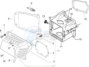 Zip & Zip 50 Fly 100 drawing Cylinder head cover