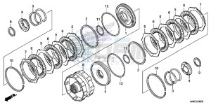 TRX680FAH Europe Direct - (ED) drawing CLUTCH (2 3)