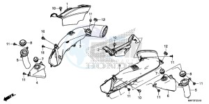 CBR1000S2 2ED - (2ED) drawing AIR INTAKE DUCT