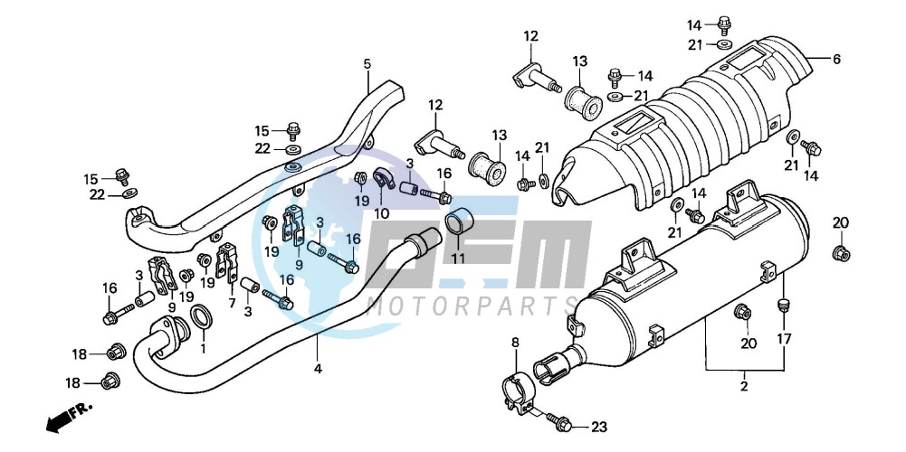 EXHAUST MUFFLER