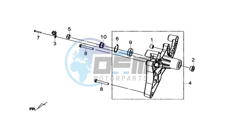 REAR FORK - REAR SUSPENSION