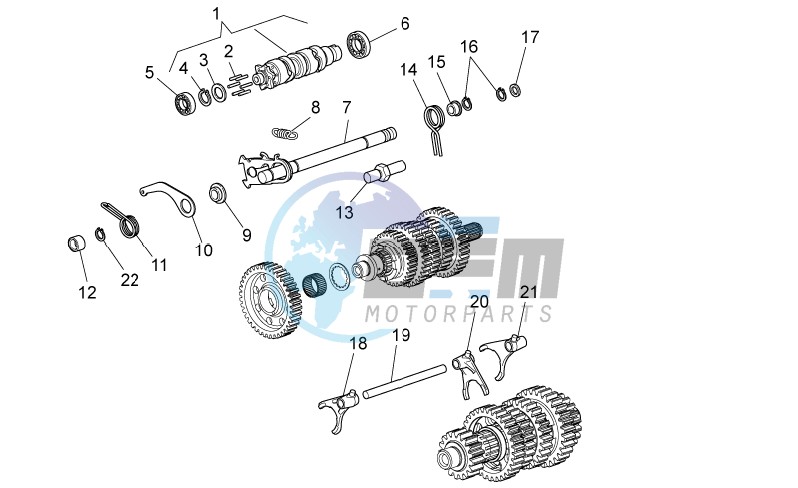 Gear box selector