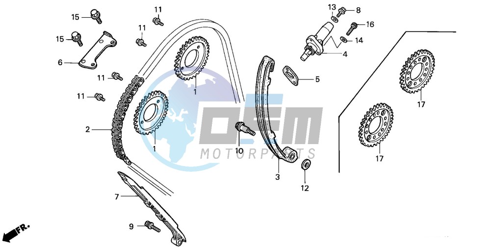 CAM CHAIN/TENSIONER