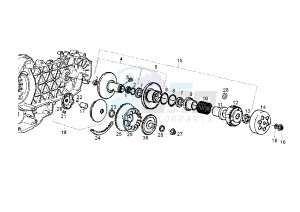 BOULEVARD - 200 drawing CLUTCH