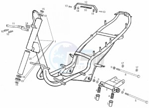 ATLANTIS BULLET - 50 cc VTHAL1AE2 Euro 2 2T AC CAN drawing Frame (Positions)