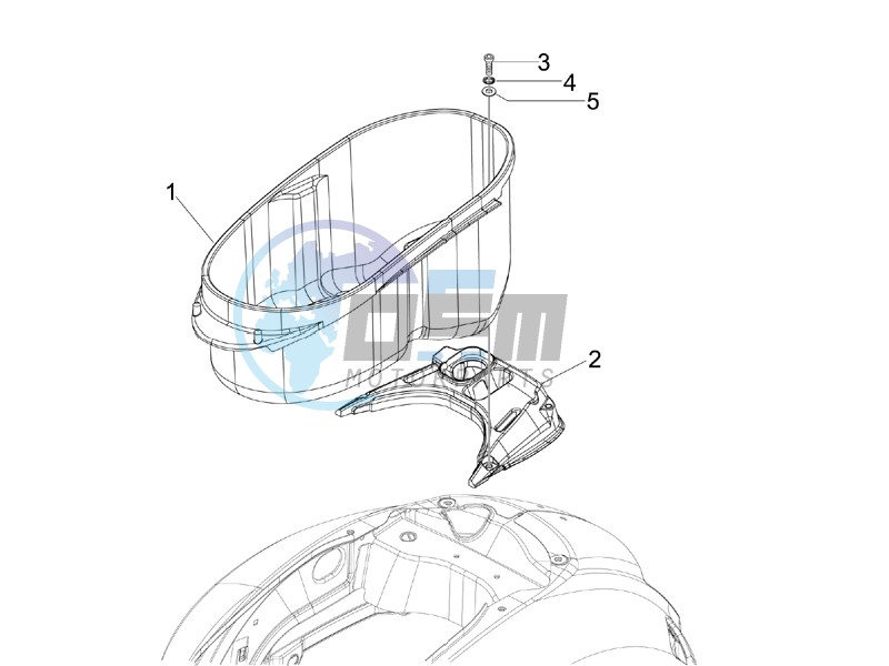 Helmet housing - Undersaddle