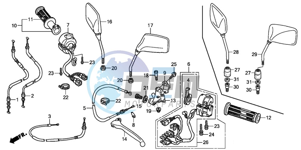 HANDLE LEVER/SWITCH/ CABLE