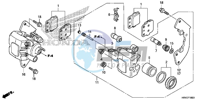 FRONT BRAKE CALIPER