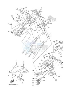 MT09 900 (1RCC) drawing FENDER