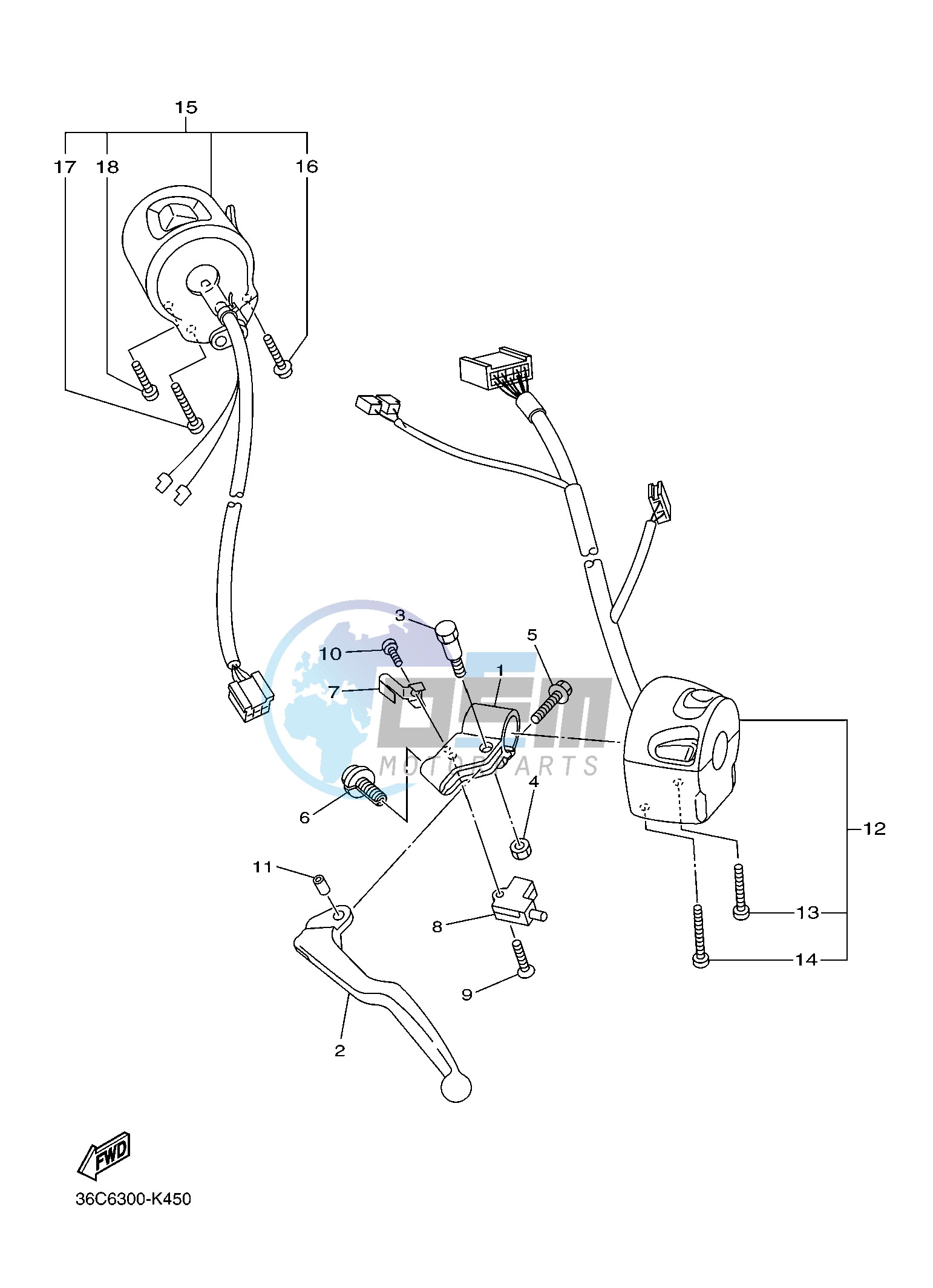 HANDLE SWITCH & LEVER