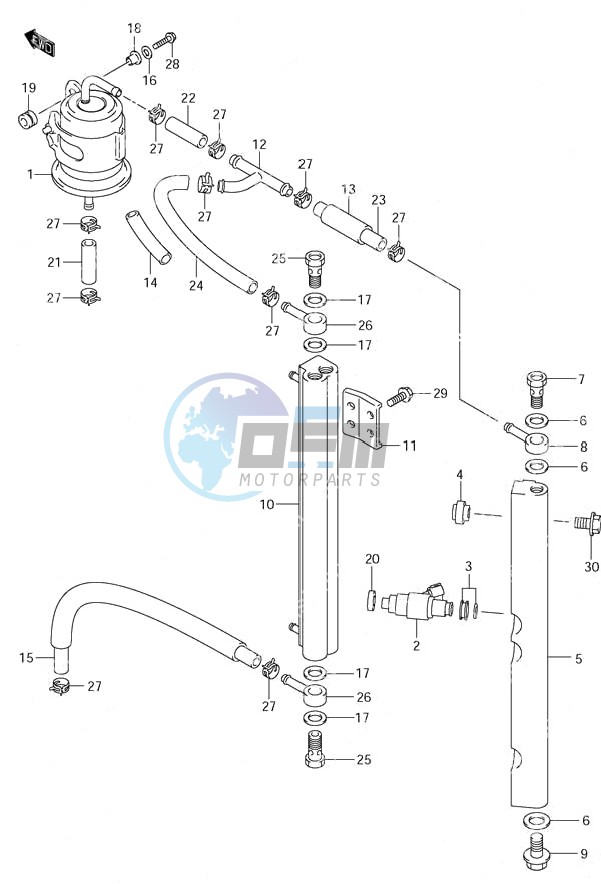 Fuel Injector (S/N 152526 & Older)