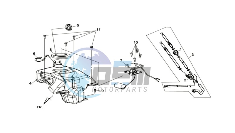 FUEL TANK - FUEL CUT