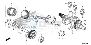 NC700DD INTEGRA E drawing CRANKSHAFT/PISTON