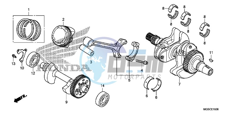 CRANKSHAFT/PISTON