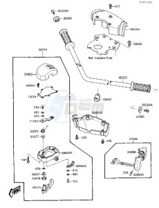 JS 650 A [650 SX] (A1) [650 SX] drawing HANDLEBAR