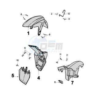 FIGHT 3 A DARKSIDE E drawing FENDERS