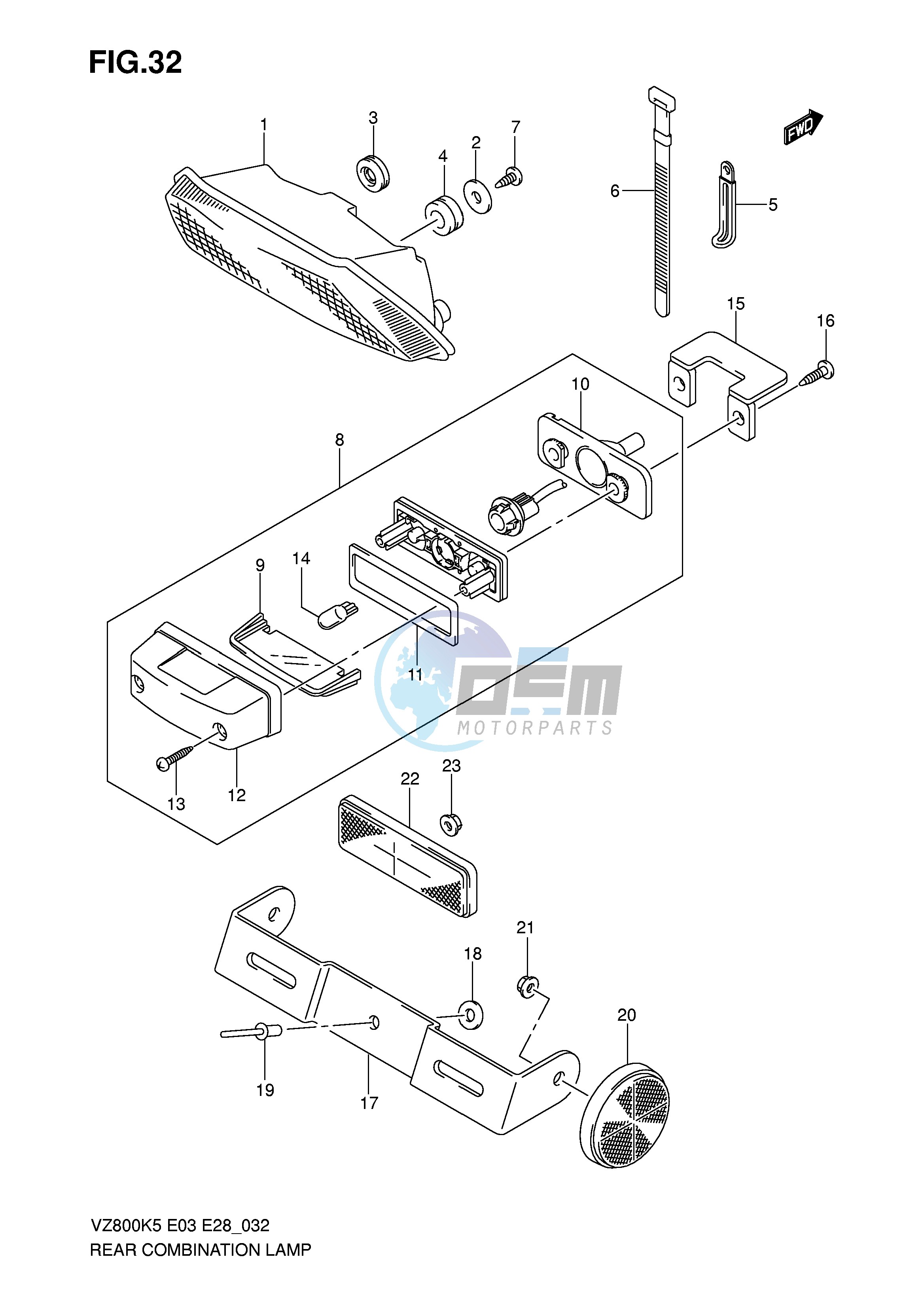 REAR COMBINATION LAMP