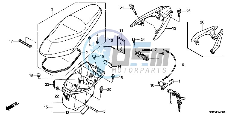 SEAT/LUGGAGE BOX