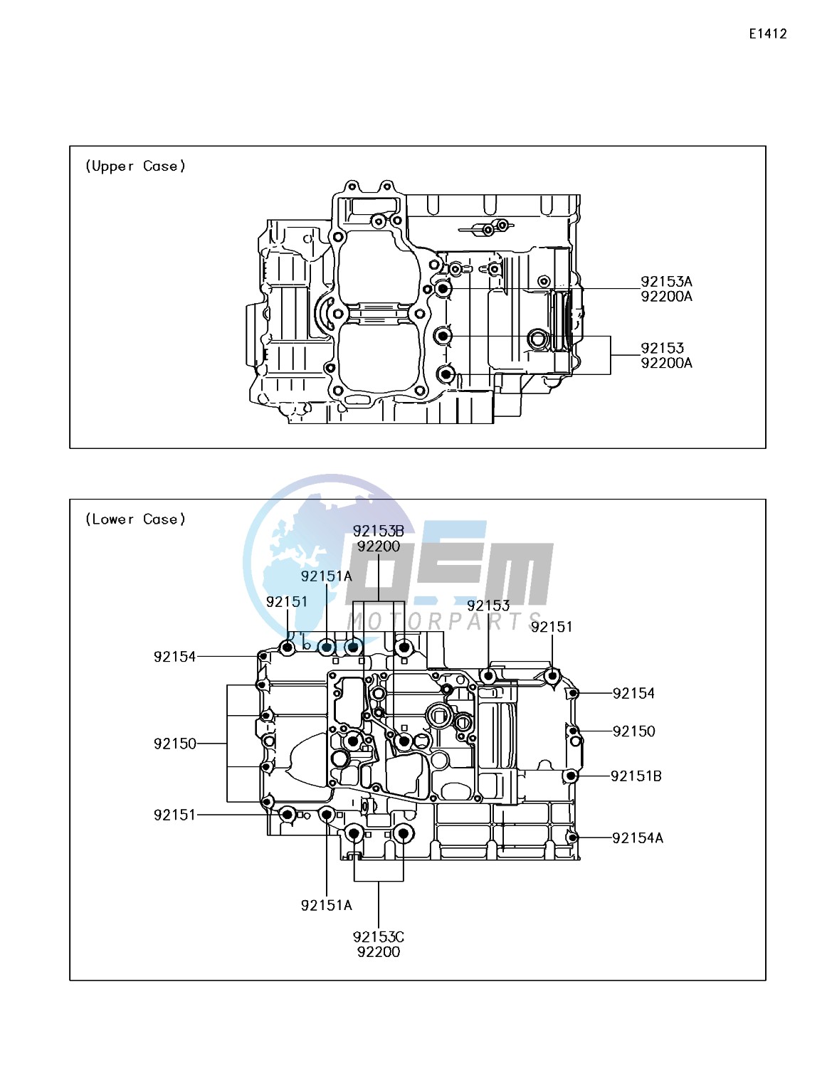 Crankcase Bolt Pattern