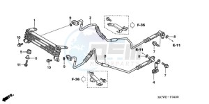 VFR8009 Ireland - (EK / MME) drawing OIL COOLER