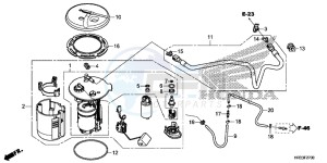 TRX420FM1E TRX420 Europe Direct - (ED) drawing FUEL PUMP