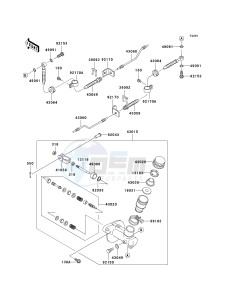 KAF 620 K [MULE 3010 TRANS4X4 HARDWOODS GREEN HD] (K6F-K8F) K7F drawing MASTER CYLINDER