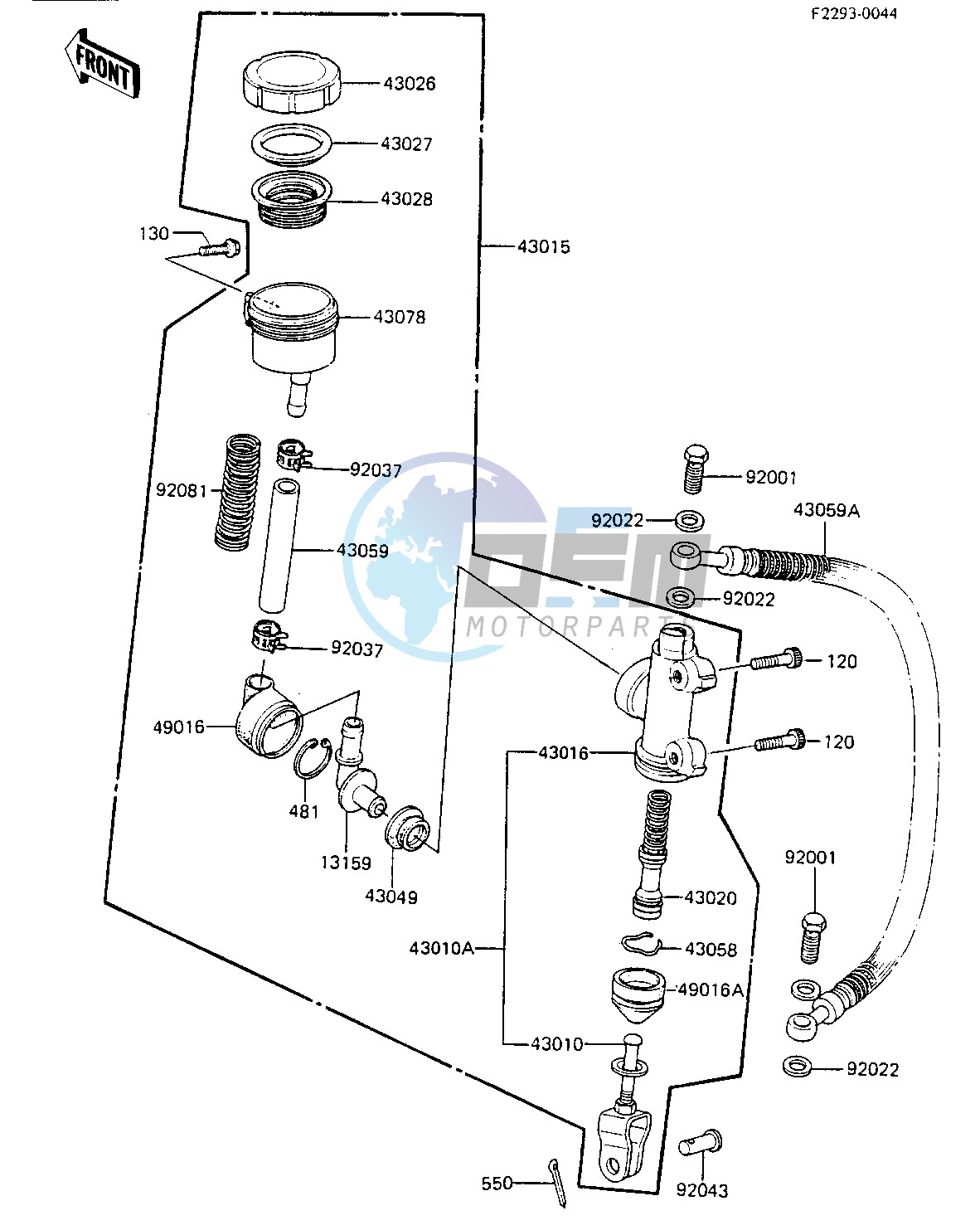 REAR MASTER CYLINDER