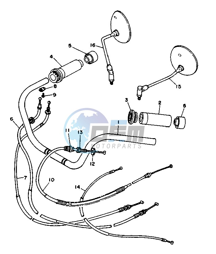 STEERING HANDLE -CABLE