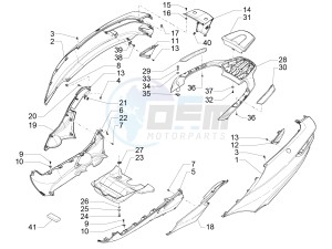 MP3 500 SPORT BUSINESS ABS E3-E4 (NAFTA)2 drawing Side cover - Spoiler