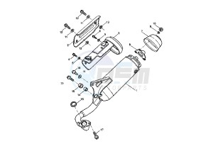 YQ AEROX 100 drawing EXHAUST