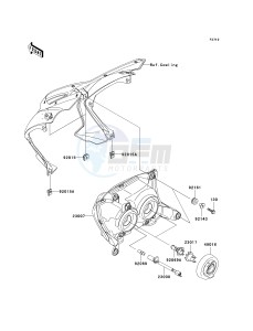 ZR 750 K [Z750S] (K6F) K6F drawing HEADLIGHT-- S- -