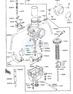 KXT 250 A [TECATE] (A2) [TECATE] drawing CARBURETOR -- 85 A2- -