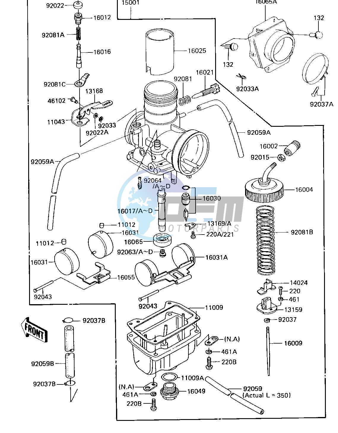 CARBURETOR -- 85 A2- -