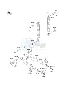 AN 110 C (C6-C7) drawing SWINGARM_SHOCK ABSORBER