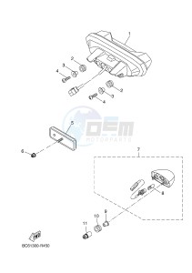 MTT690P-AB MT-07 TRACER TRACER 700 (B7K1 B7K1 B7K1 B7K1) drawing TAILLIGHT