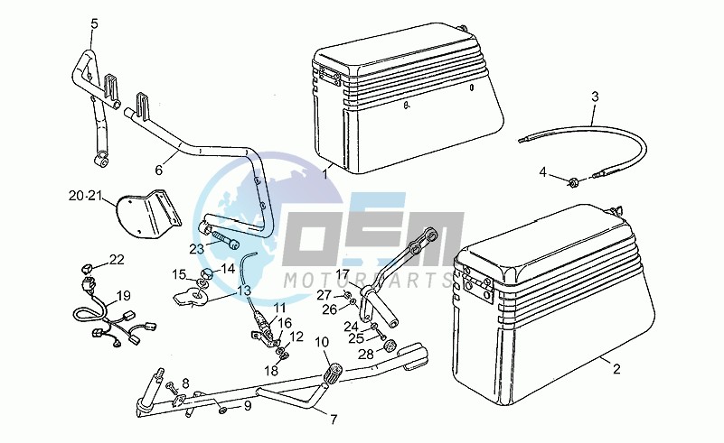 Saddlebags kit 850t5 carab1989