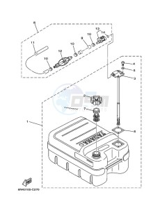 F75BETX drawing FUEL-TANK