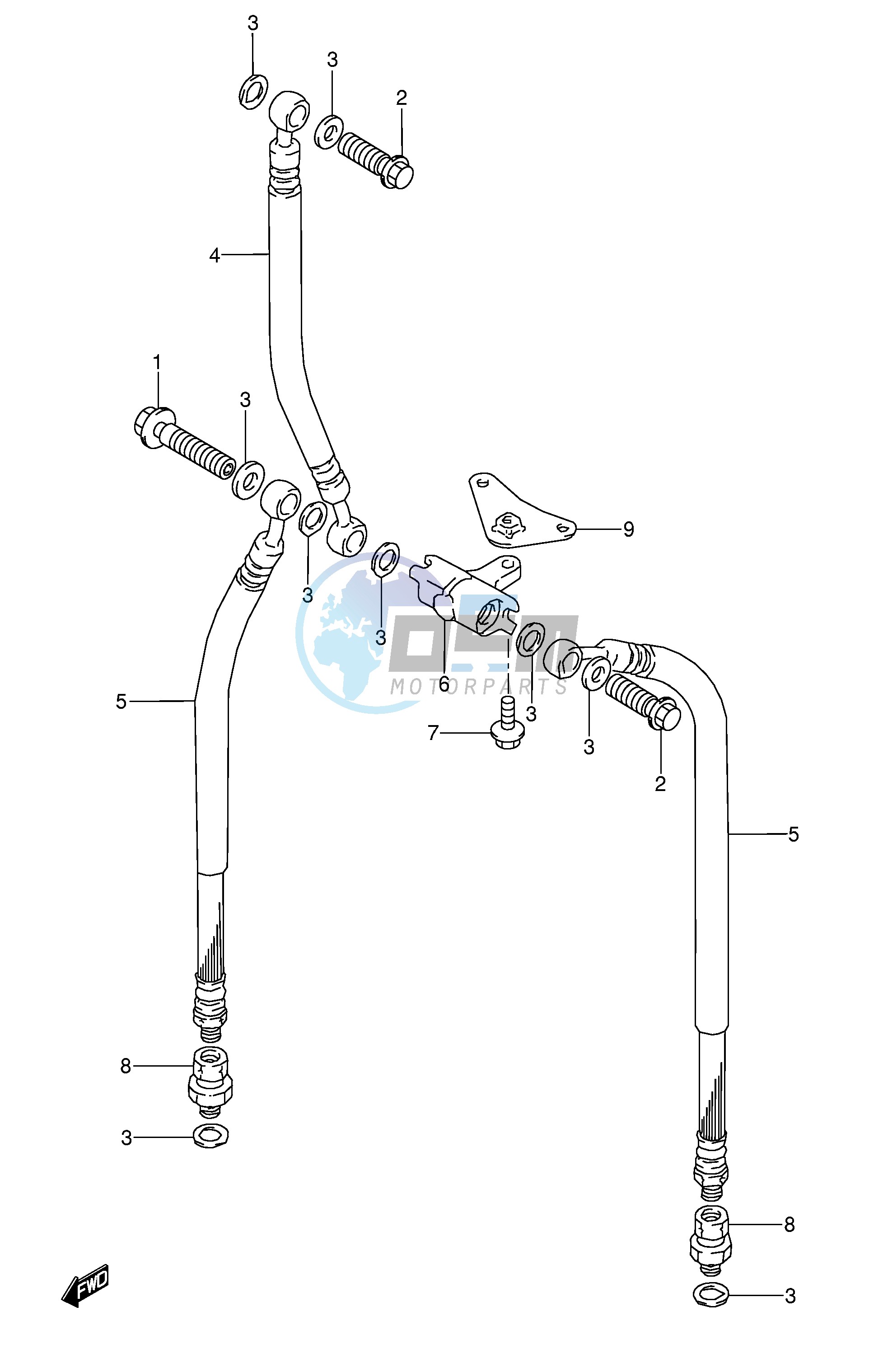 FRONT BRAKE HOSE