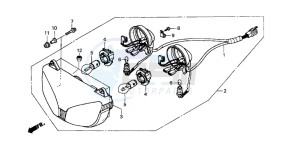 NSR125F drawing HEADLIGHT (2)