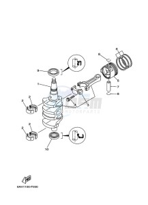 F20LEA drawing CRANKSHAFT--PISTON