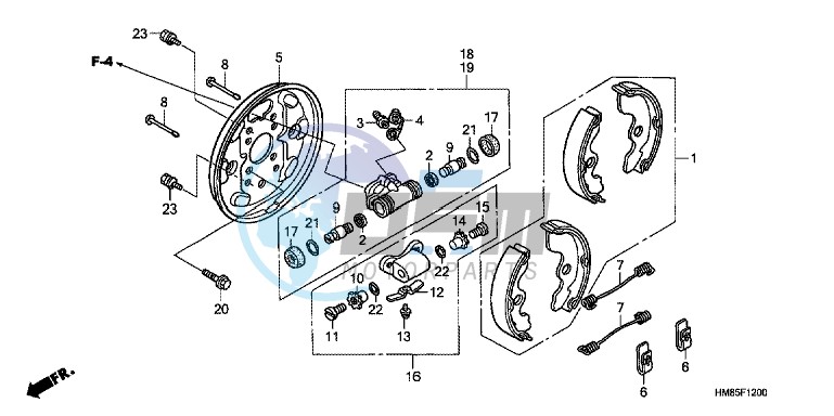 FRONT BRAKE PANEL