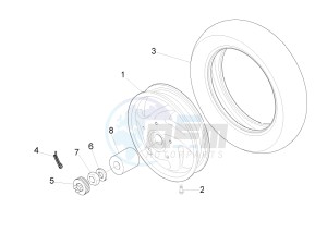 LXV 125 4T ie E3 drawing Rear Wheel