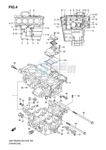 GSX-R600 (E3-E28) drawing CRANKCASE