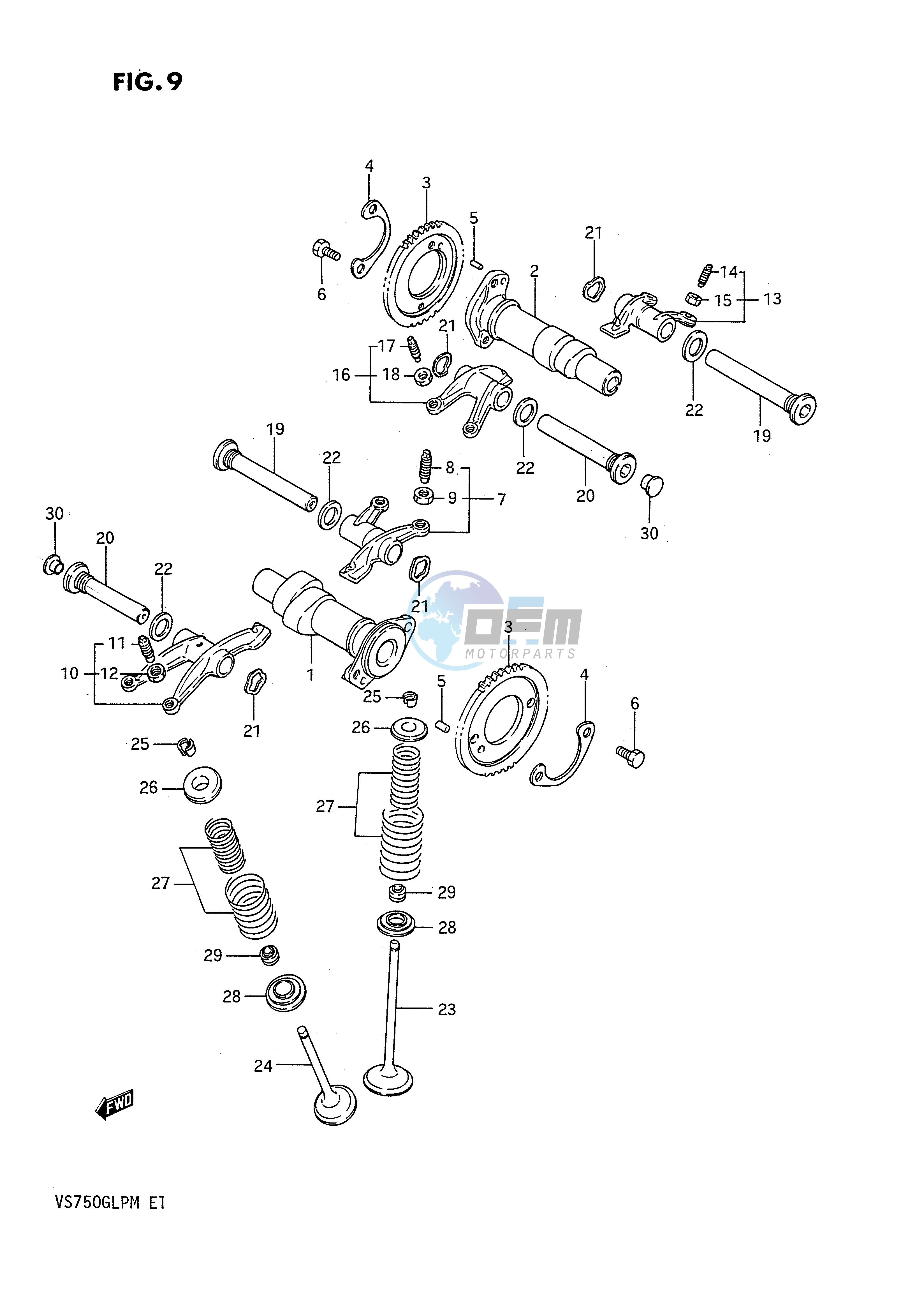 CAMSHAFT - VALVE