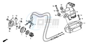 CBR600RR drawing SERVO MOTOR