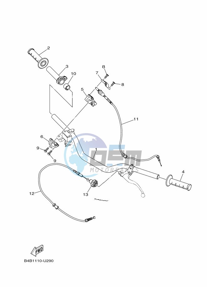 STEERING HANDLE & CABLE