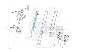 SENDA R DRD RACING LTD - 50 CC VTHSR1A2B5 . drawing FRONT FORK