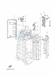 LF350XCC-2019 drawing CYLINDER-AND-CRANKCASE-3