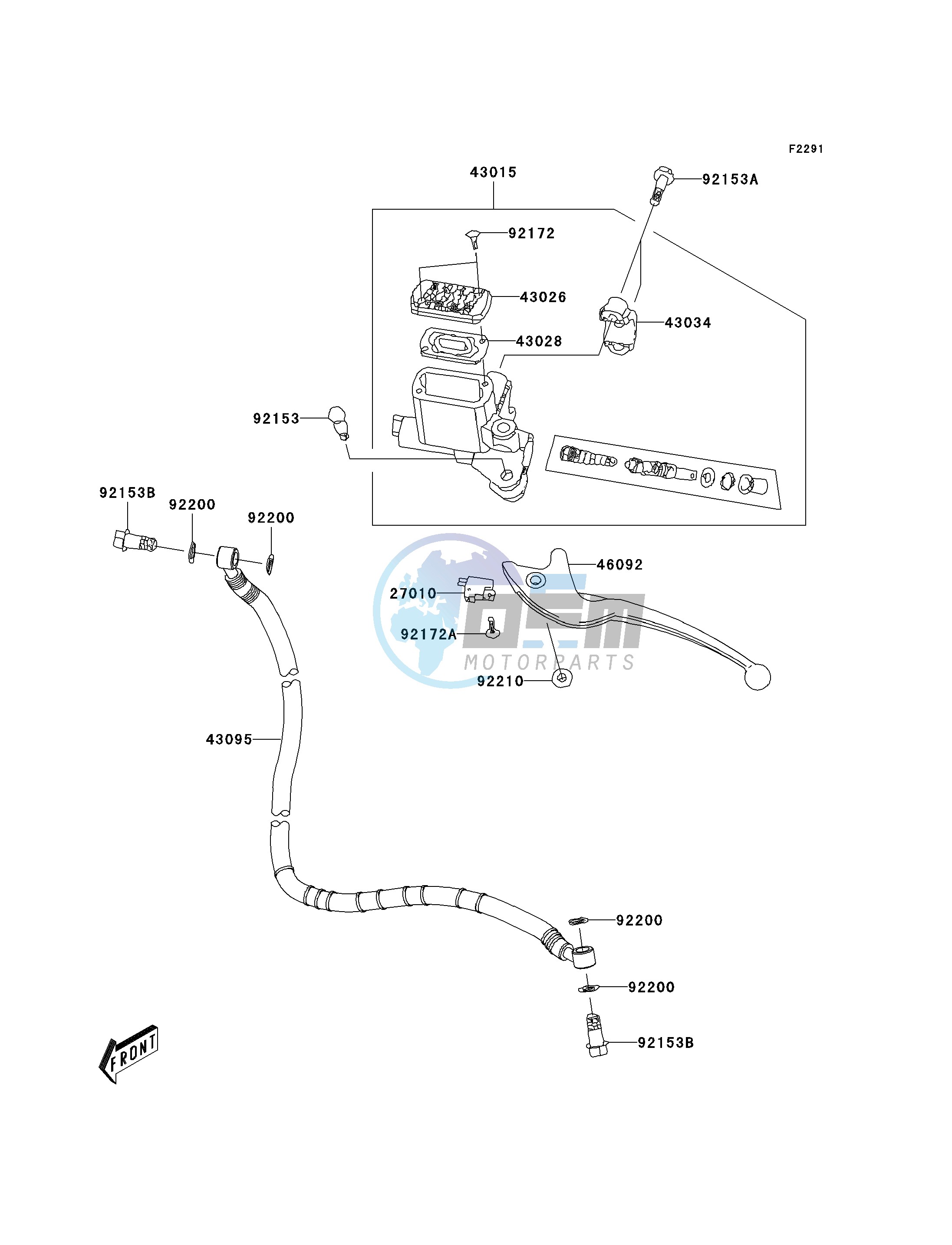 FRONT MASTER CYLINDER